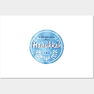 We wish you a Happy Hanukkah Posters and Art